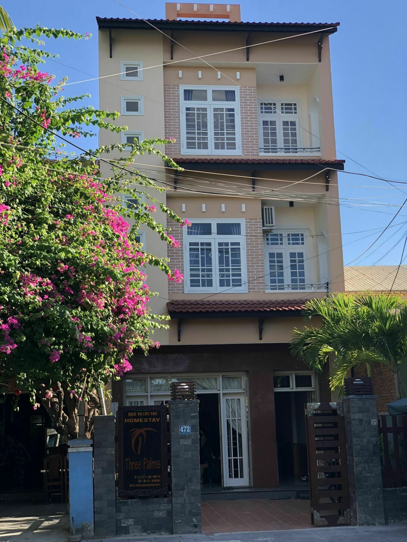 Three Palms Homestay ホイアン エクステリア 写真